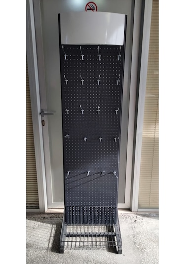 Mekoraf Aksesuar Raf Ve Stand Sistemi Siyah