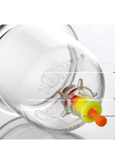 Kupamat Hacamat Kupası 6 CM x 100 Adet + Pompa