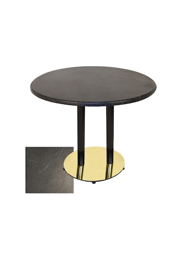 Karanfil Gold Mega Werzalit Yuvarlak Mutfak Masası 107cm