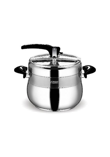 FMS 6 Litre Güveç Düdüklü Tencere Siyah Kırmızı