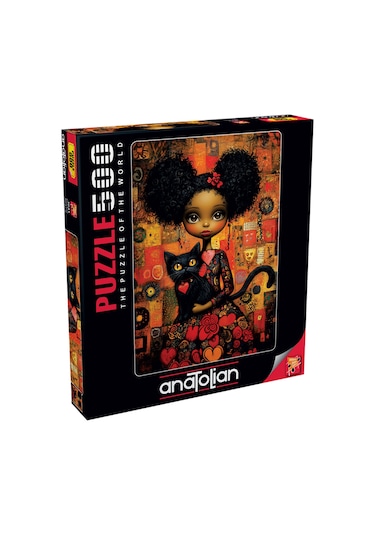 Anatolian 500 Parçalık Puzzle - Kara Kedi 3641