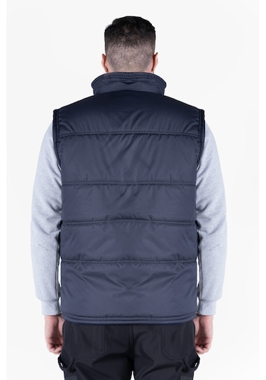 Polarlı Elyaf Takviyeli İş Yeleği Lacivert