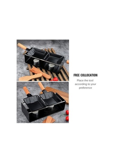 Ulzyvf Createtech Yapışmaz Tava Siyah Raclette Kompakt Hingers Seti Ambition Hp - Pratik Mutfak Aleti Siyah Siyah