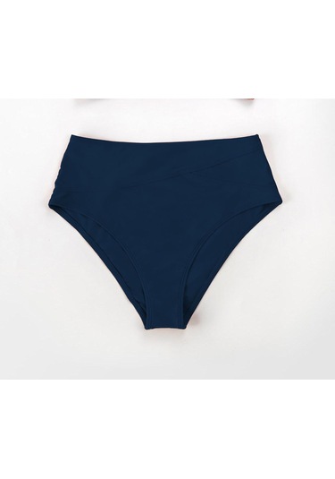 Angelsin Yüksek Bel Bikini Altı Lacivert