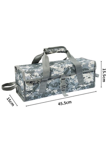 Dolıty Çadır Çivisi Saklama Çantası Kazıkları Mandal Kese Kamuflaj