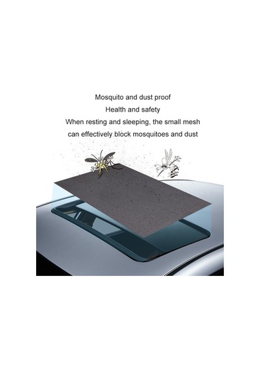 Sones 100x65 Cm Araba Sunroof Manyetik Emme Anti-sivrisinek Kapağı Anti-sivrisinek Ekran Penceresi