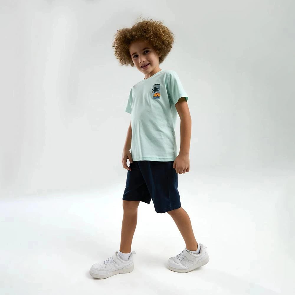 Arnetta 3308c Baba/oğul Yazlık İkili Pijama Takım Nil Yeşili