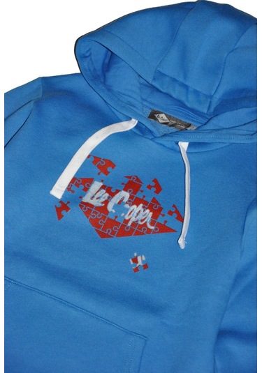 Lee Cooper Puzzle Erkek Çocuk Sweatshırt Mavi-16993-mavi Mavi