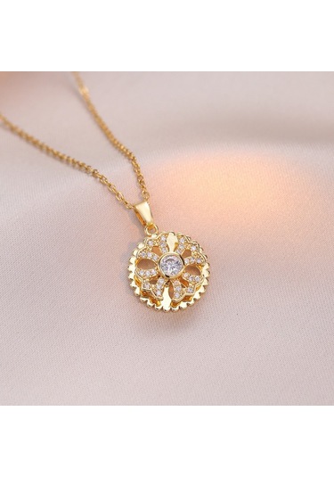 Bayan Kolye: Moda Estetiği Titanyum Çelik Kolye No.252 Çok REnkli