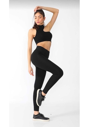 Bonbonetti Chocolate Baby&Kids Yüksek Bel Toparlayıcı Çelik Kumaş Taytsiyahs Siyah