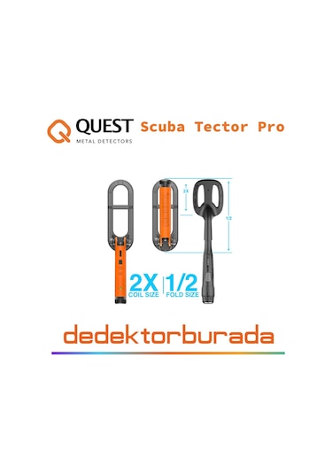 Scuba Tector Pro Su Altı Dedektörü&Sahil Arama Dedektörü - Arama
