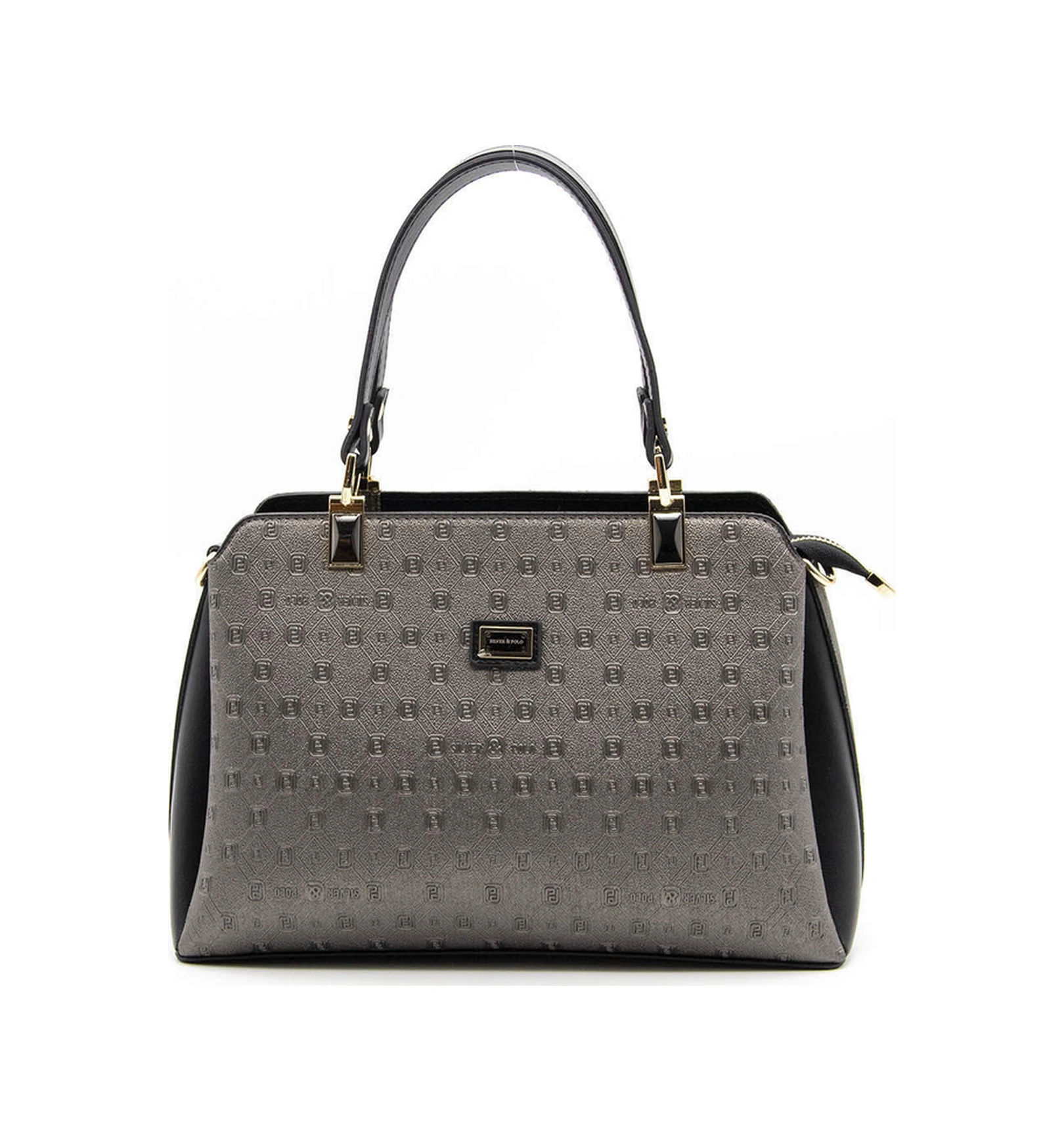 Silver Polo Kadın El Ve Çapraz Çanta 972 Platin