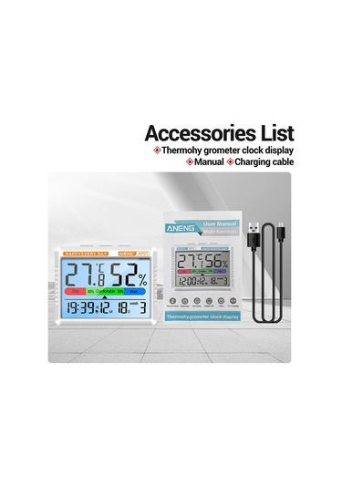 Homyl Sıcaklık Ve Nem Ölçer Hafif İç Mekan Turuncu-kedi