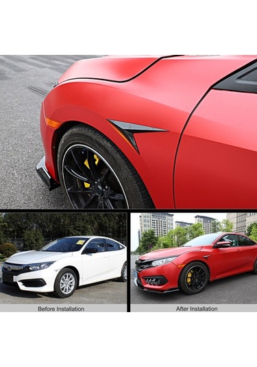 Besthome1 Evrensel V Şekilli Araba Spoiler Kanatları - Modaya Uygun, Dayanıklı Ve Pratik