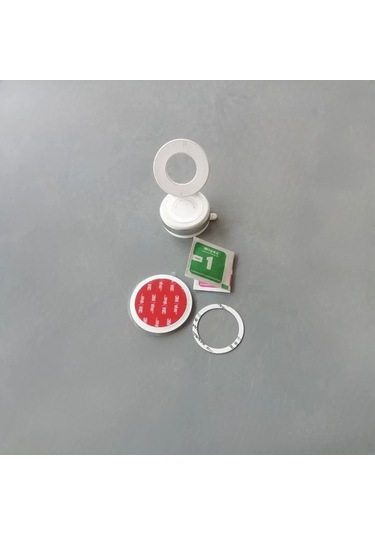 Gateesat Siyah 360 Derece Dönebilen Manyetik Katlanabilir Uzatılabilir Evde Arabada Duşta Telefon Tutucu