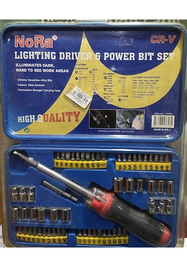 Nora Yf3081 60 Parça Power Bits Seti