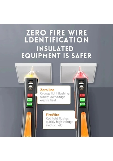 Fnirsi Tp10 Temassız Akıllı Voltmetre 12-1000v Ac Gerilim Dedektörü