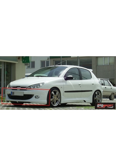 Peugeot 206 Dimma Ön Tampon Fiberglass Boyasız