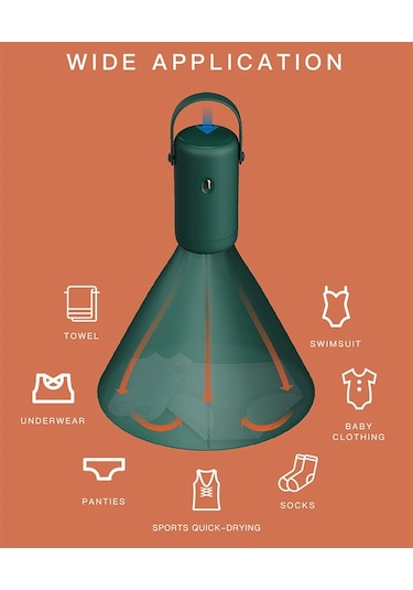 Taşınabilir Elektrikli Çamaşır Kurutucu Kurutma Makinesi N11.200