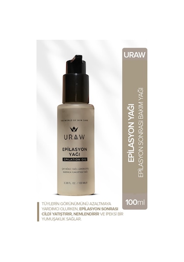 Uraw Tüy Azaltıcı Epilasyon Yağı 100 ML