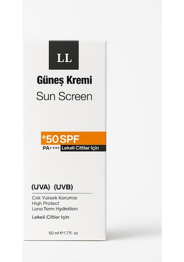 Lau Lau Tone Up Pink Lekeli Ciltler için Güneş Kremi SPF50+ 50 ML