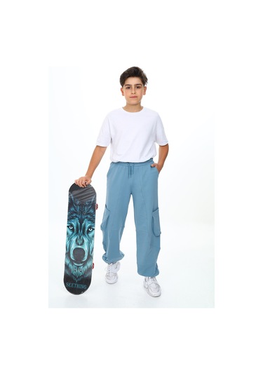 Toontoy Erkek Çocuk Eşofman Alt Mavi