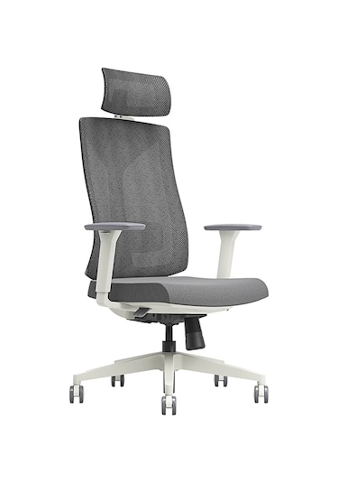 Leader File Sırtlı Multi Mekanizma Ofis Koltuğu-bej-gri 67x118-5-128,5x 70 Cm Gxyxd