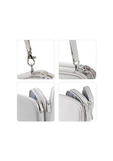 Lacivert 1 Adet Seyahat Taşınabilir Dijital Ürün Saklama Çantası Usb Veri Kablosu Düzenleyici Kulaklık Kablosu Çantası Şarj Hazine Kutusu Çantası