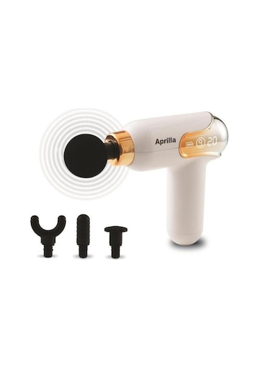 Aprilla Afm-2892 Şarjlı Sporcu Masaj Aleti Beyaz