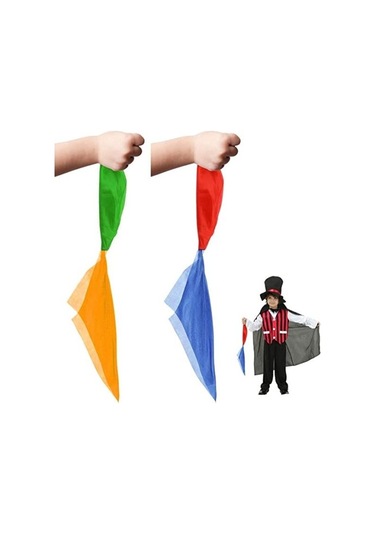 Renk Değiştiren Sihirli Mendil Sihirbazlık Oyunu Tdrtr Çok Renkli