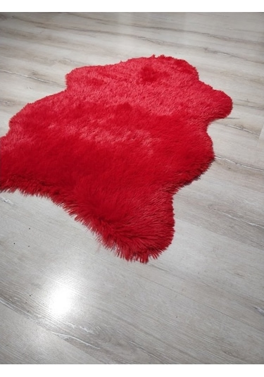Doğuş Tavşan Tüyü Kırmızı Post Halı 70 x 100 Cm