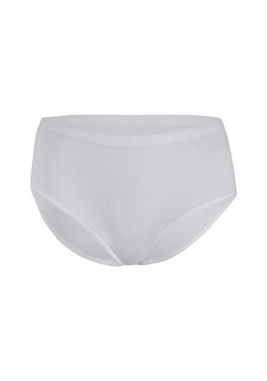 6 Adet Yıldız Bayan Ribana Yüksek Bel Külot Beyaz 3580 Beyaz