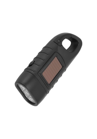 Kosona Güneş Enerjili Eldivenli El Feneri, Çok Fonksiyonlu Dış Mekan Işığı, El Çarklı Şarjlı Led Acil Işık Siyah Diğer