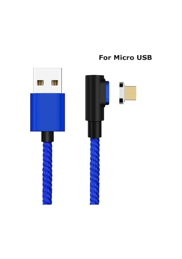 Sindvor 5a Hızlı Şarj Manyetik Usb Kablosu - Mikro Usb/tip C, İphone X/samsung S8/huawei/xiaomi Mi8/lg Uyumlu Bizedistribütör Garantili