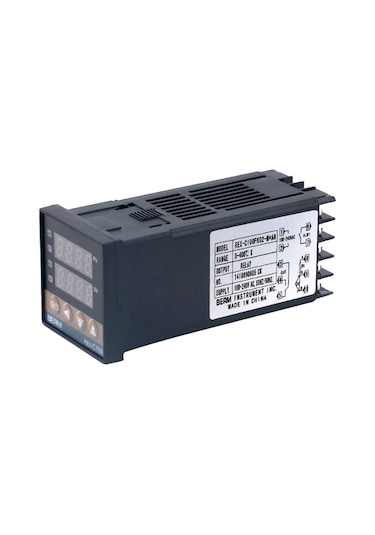 Xindoker 100-240v Uzun Tip Ck Akıllı Sıcaklık Kontrol Cihazı - Pıd Algılama, Dijital Ekran, 0-400 C Aralığı, Röle Çıkışı