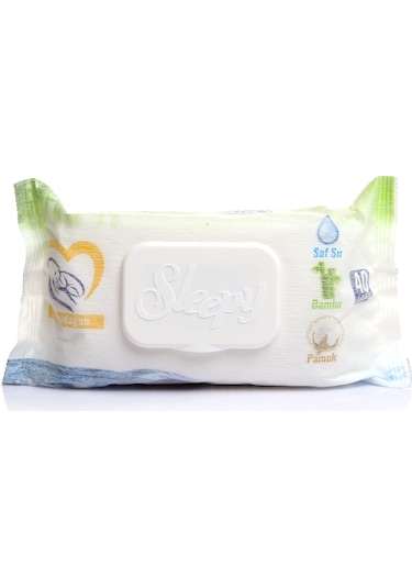 Sleepy Natural Ultra Hassas Yenidoğan Islak Pamuklu Havlu 12 X 40'Lı