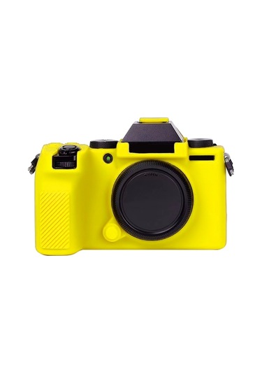 Fujıfılm X-s10 İçin Yumuşak Silikon Koruyucu Kılıf Sarı Diğer