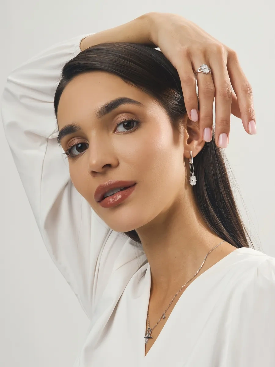 Fly Jewelry 925 Ayar Gümüş Yüzük 256688341 Gri