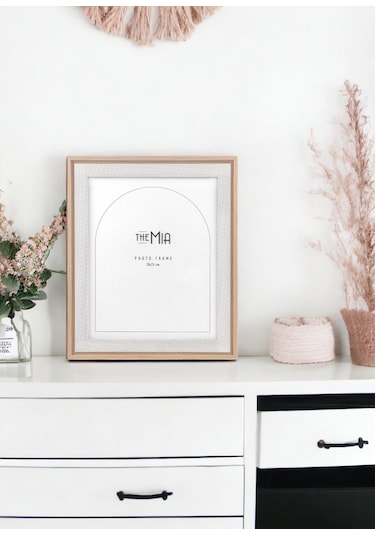 The Mia Vimini Fotoğraf Çerçevesi Bej 25x20 Cm