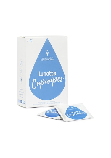 Lunette Menstrual Kap Temizleme Mendili 10'lu