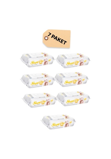 Sleepy Sensitive 90 Yaprak 7'li Paket Islak Mendil & Havlu Tekli