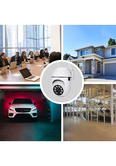 Novahub Akıllı Güvenlik Kamerası 1080p Hd Ev Kamerası Gece Görüşlü Hareket Algılama 350 Eğim Bebek Evcil Hayvan Yaşlılar İçin