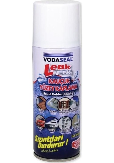 Vodaseal Leak Fix Kauçuk İzolasyon Spreyi 200 Ml Beyaz