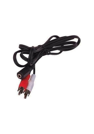2Rca Erkek 35Mm Stereo Dişi Kablo 15 Metre