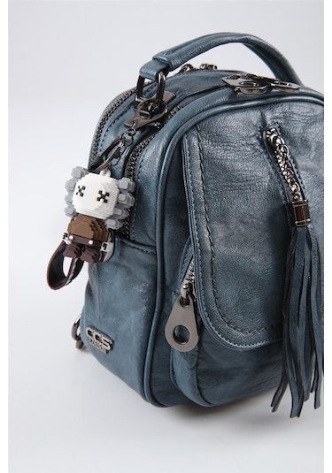 Ççs 17544 Kadın Omuz Ve Sırt Çantası MAvi