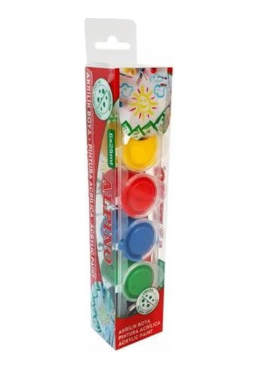 Alpino 6 Renk Akrilik Boya Seti 6x25ml