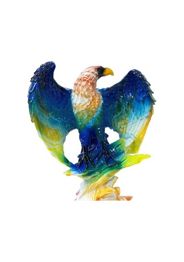 Lijinxu Reçine Heykeli Ev Dekoru Için Hediye Koridor Mavi