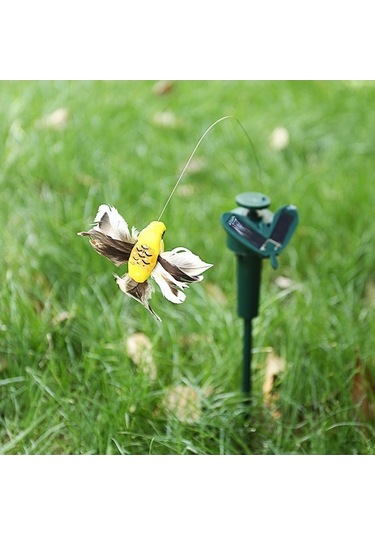 Besthome1 Güneş Enerjili Uçan Kelebek Ve Kuş - Doğal Hareket Bahçe Dekoru
