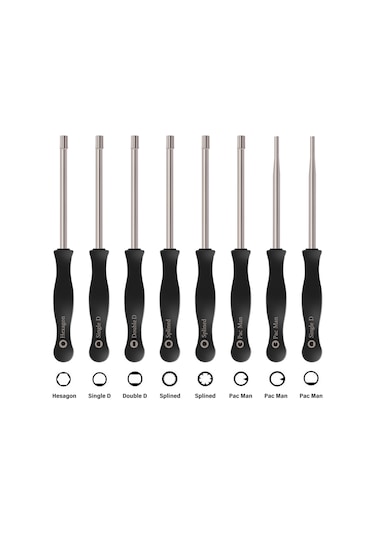 Xurunkeji Parça Tornavida Karbüratör Ayar Aleti Tek D Çift D Altıgen Altıgen Soket Takımı Seti