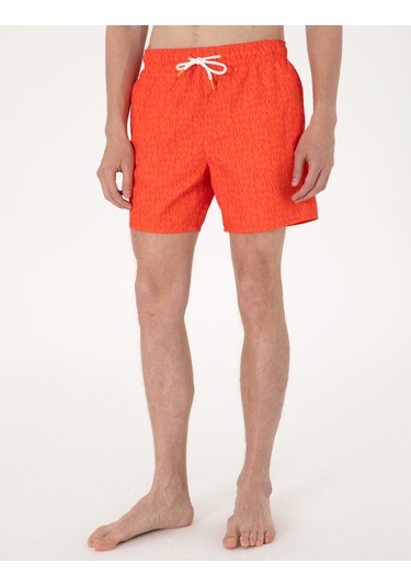 Pierre Cardin Erkek Turuncu Deniz Şortu 50307983-vr051 Turuncu